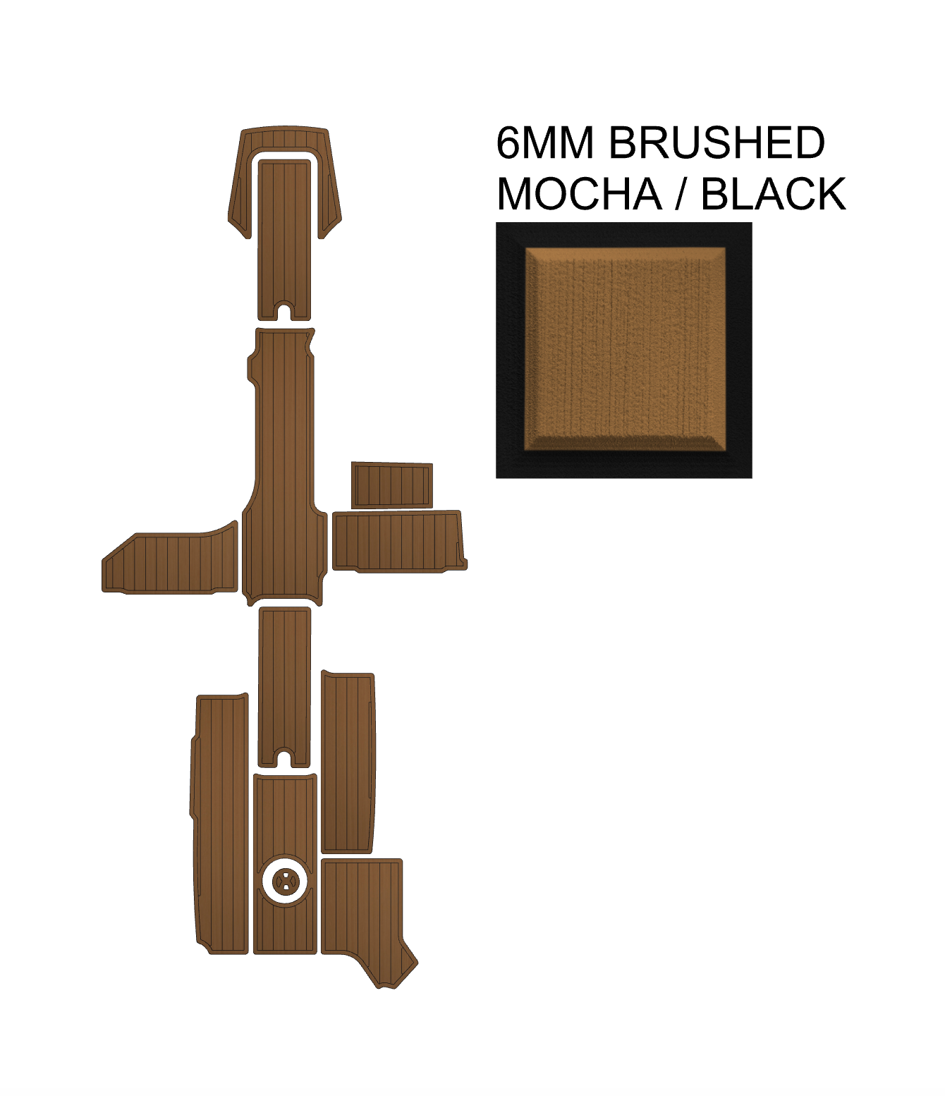 SeaDek Kit for 2015–2023 SeaRay 290 SDX Inboard – Precut Custom Marine Flooring