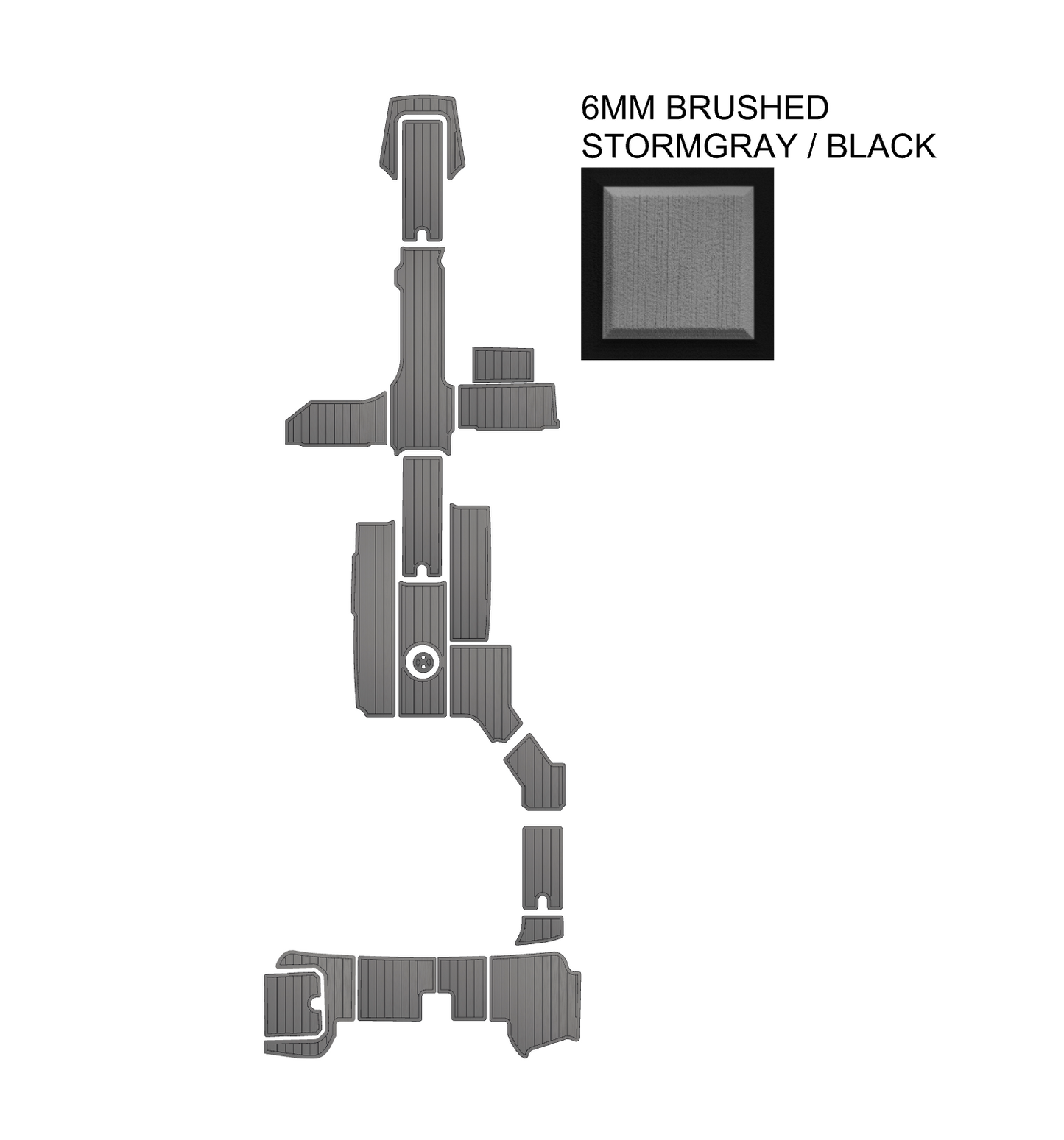 SeaDek Kit for 2015–2023 SeaRay 290 SDX Outboard – Precut Custom Marine Flooring