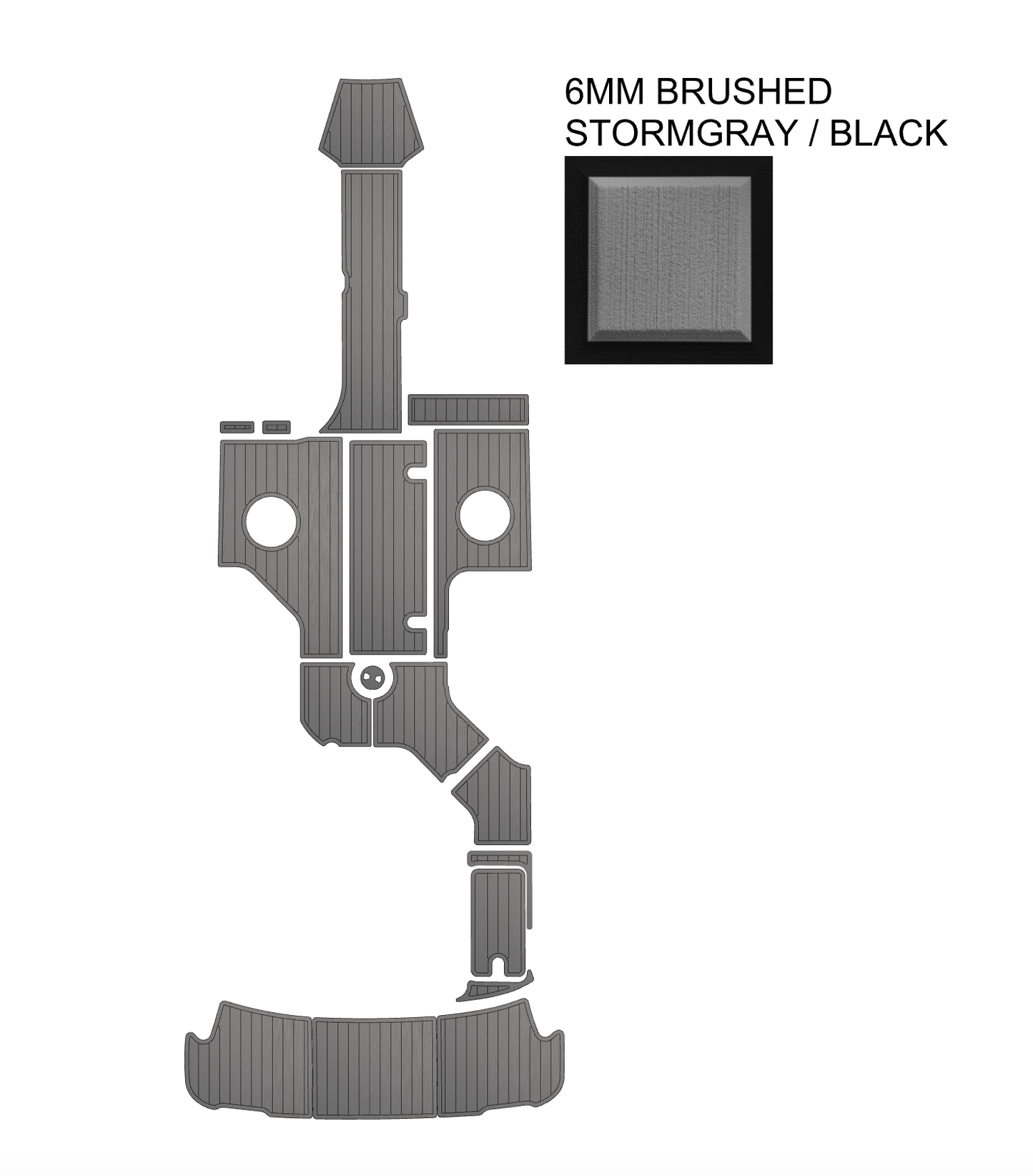 SeaDek Kit for 2015–2023 SeaRay 250 SLX – Precut Custom Marine Flooring
