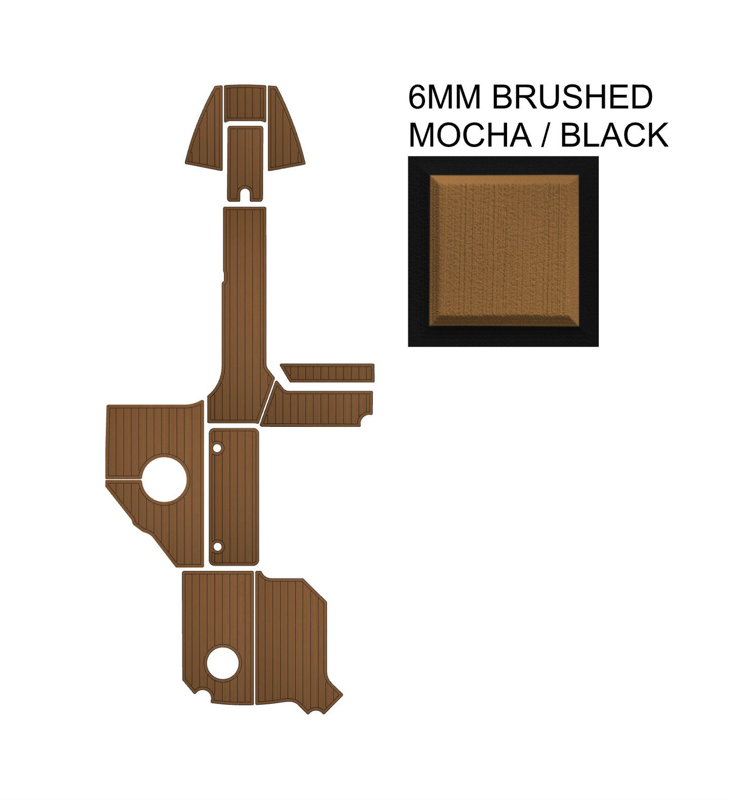 SeaDek Kit for 2015–2023 SeaRay 310 SLX Inboard – Precut Custom Marine Flooring