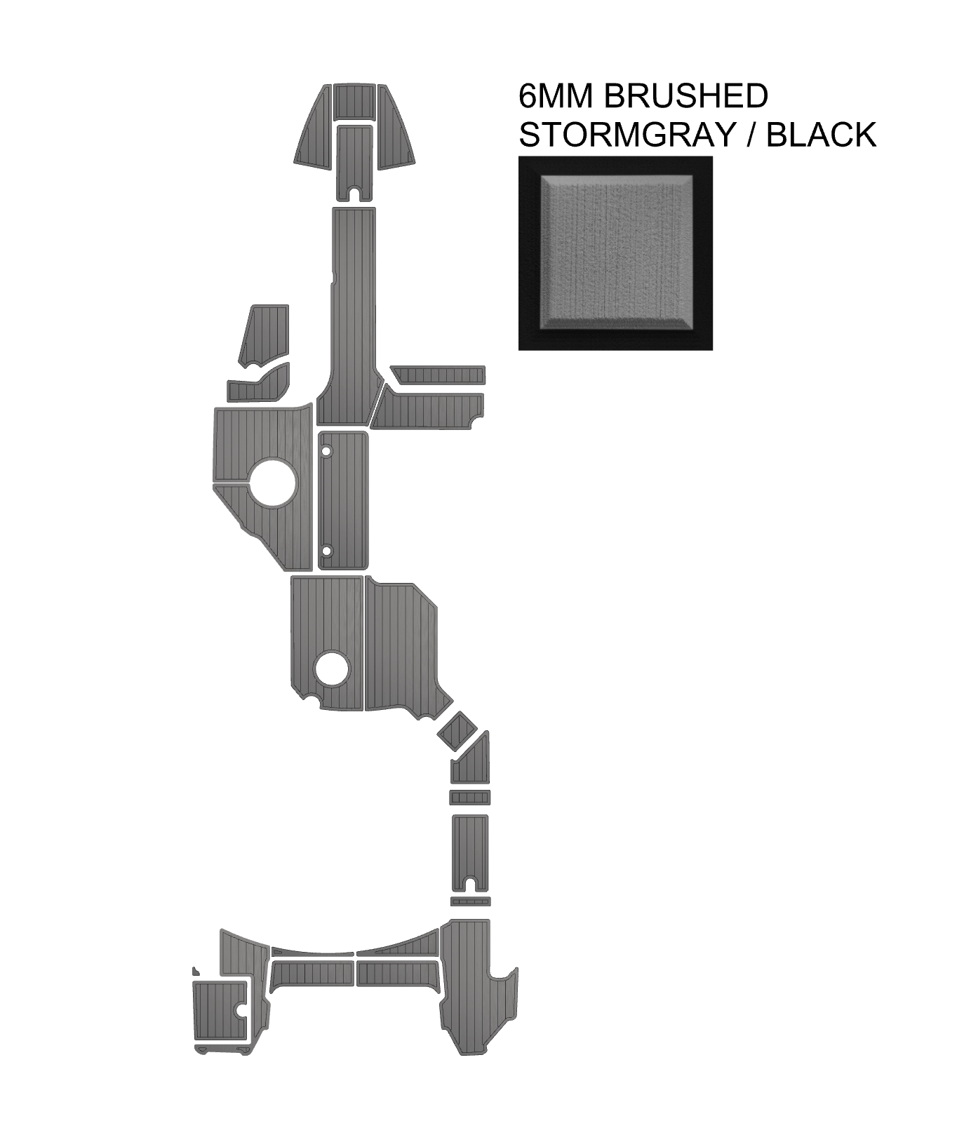 SeaDek Kit for 2015–2023 SeaRay 310 SLX Outboard – Precut Custom Marine Flooring