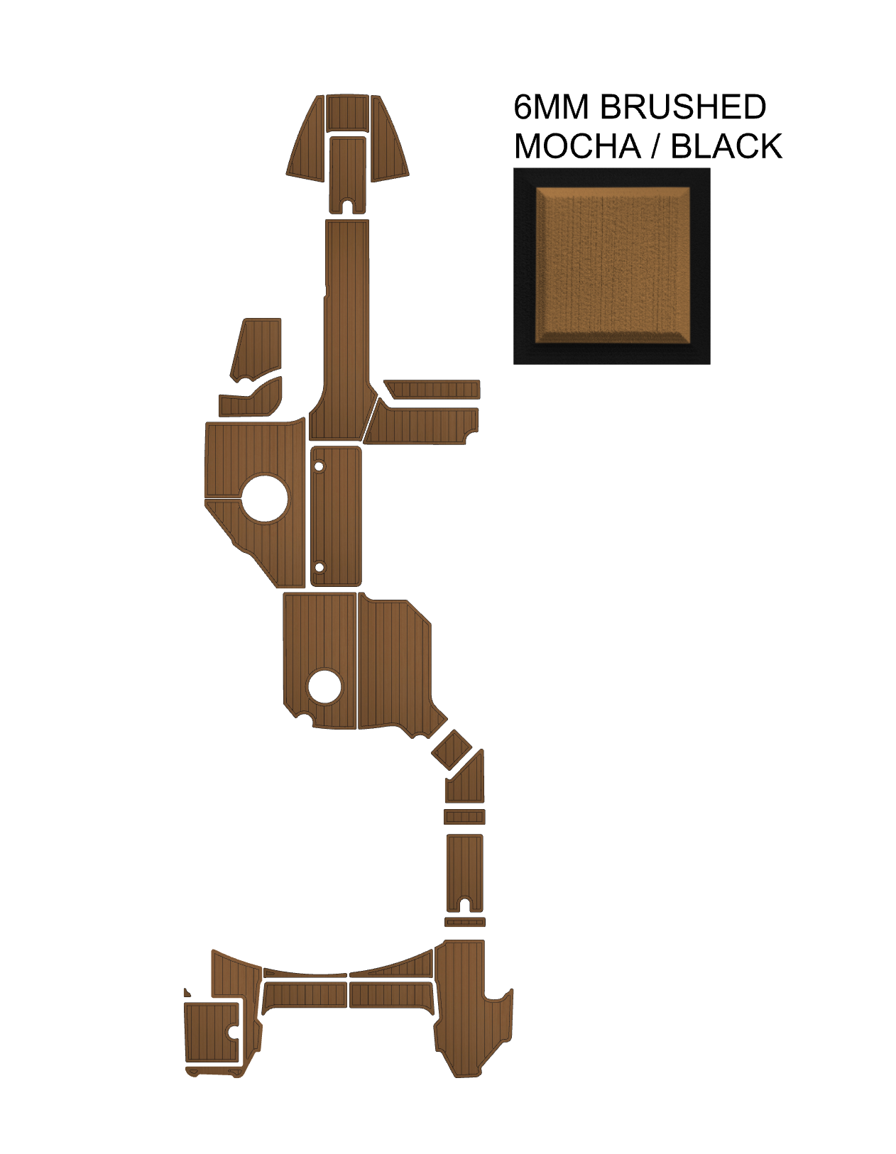 SeaDek Kit for 2015–2023 SeaRay 310 SLX Outboard – Precut Custom Marine Flooring
