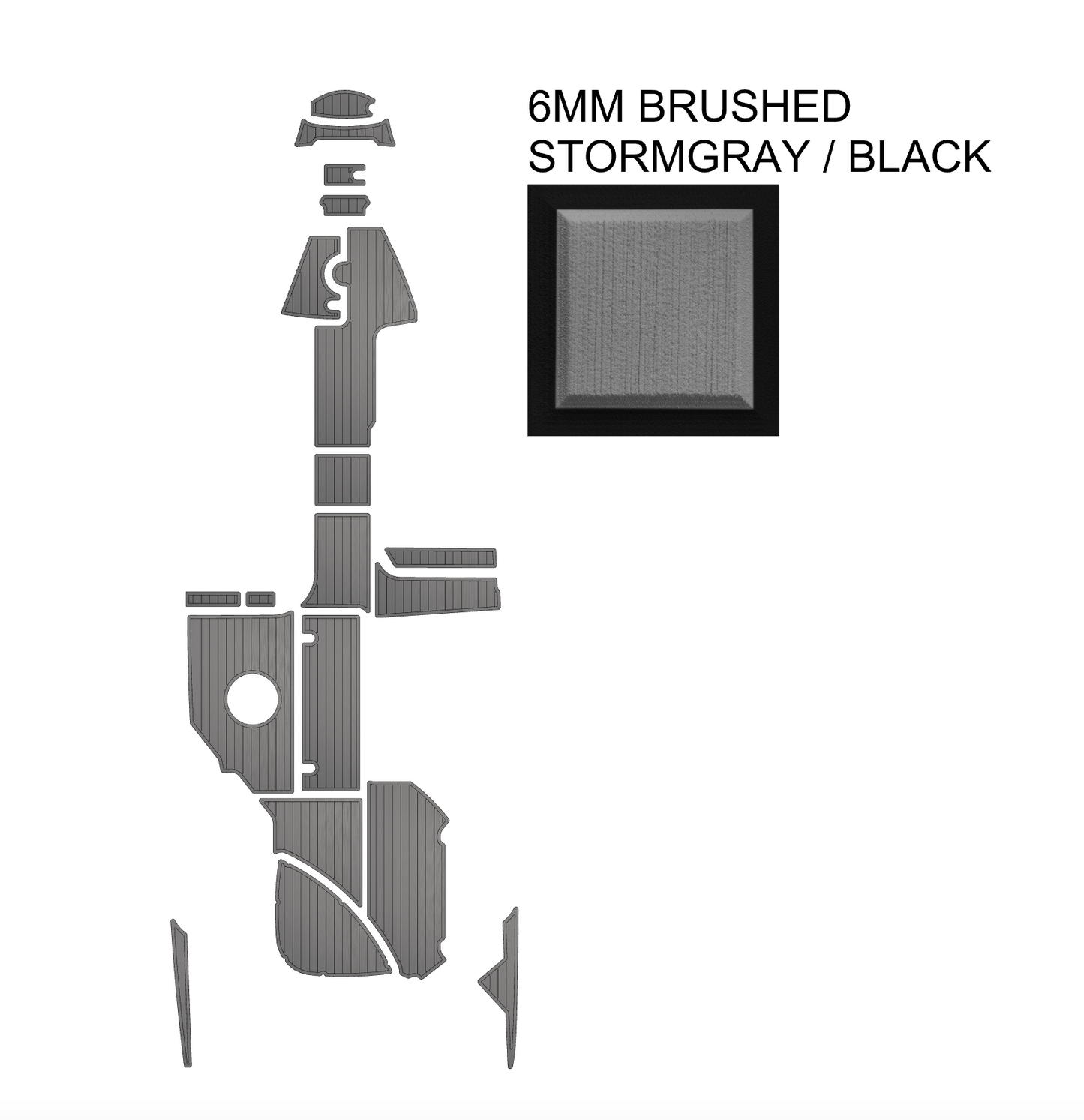SeaDek Kit for 2015–2023 SeaRay 350 SLX Inboard – Precut Custom Marine Flooring