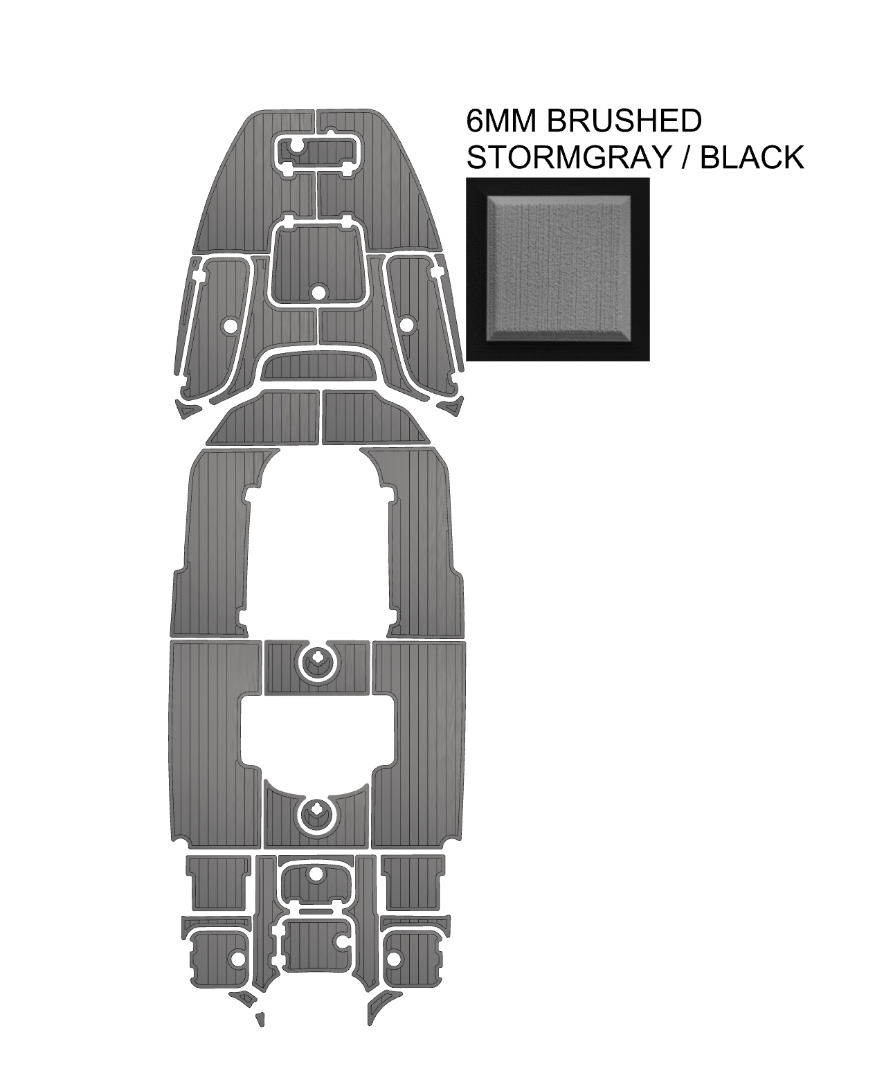 SeaDek Kit for 2015–2023 SeaHunt 25 BXBR – Precut Custom Marine Flooring