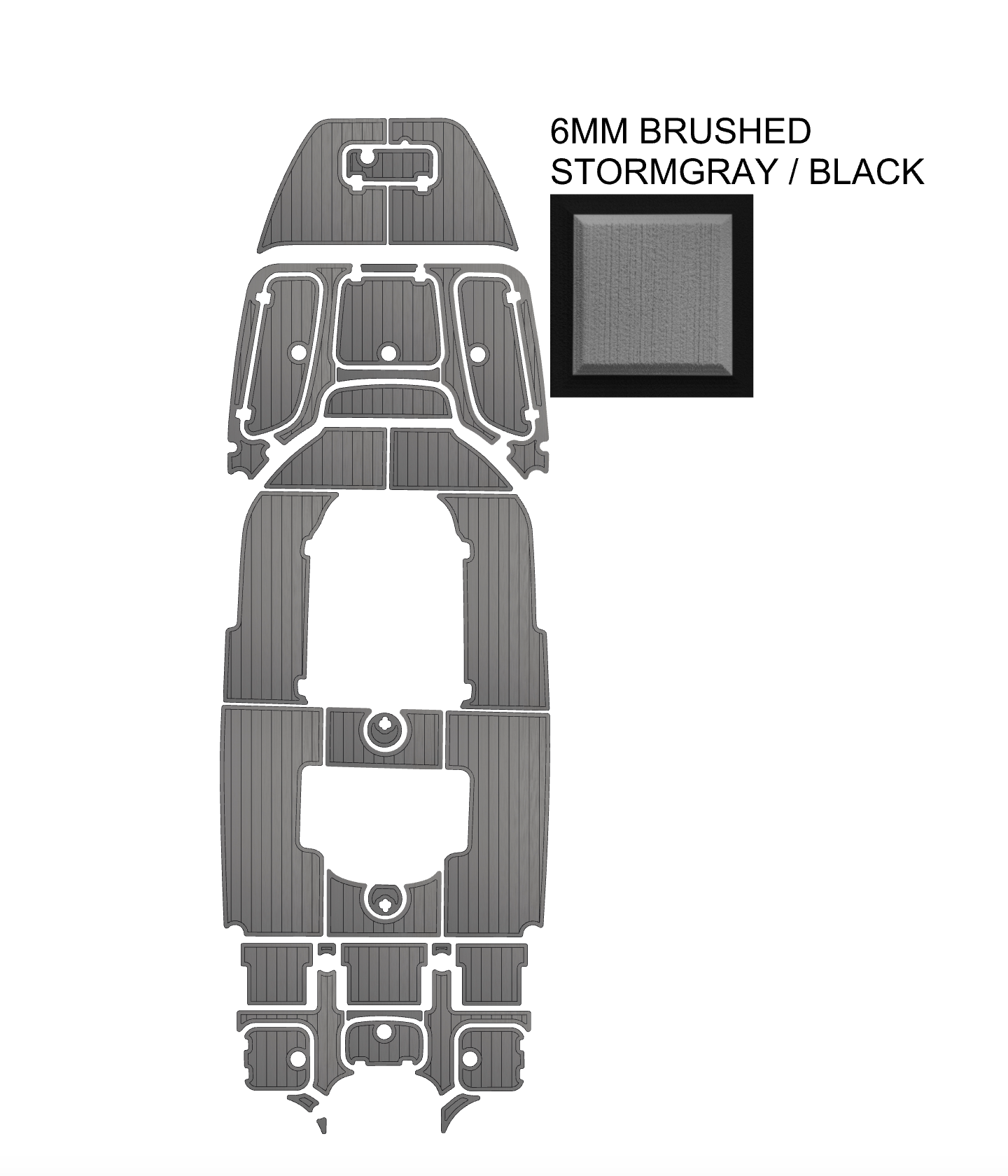 SeaDek Kit for 2015–2023 SeaHunt 25 BXFS – Precut Custom Marine Flooring