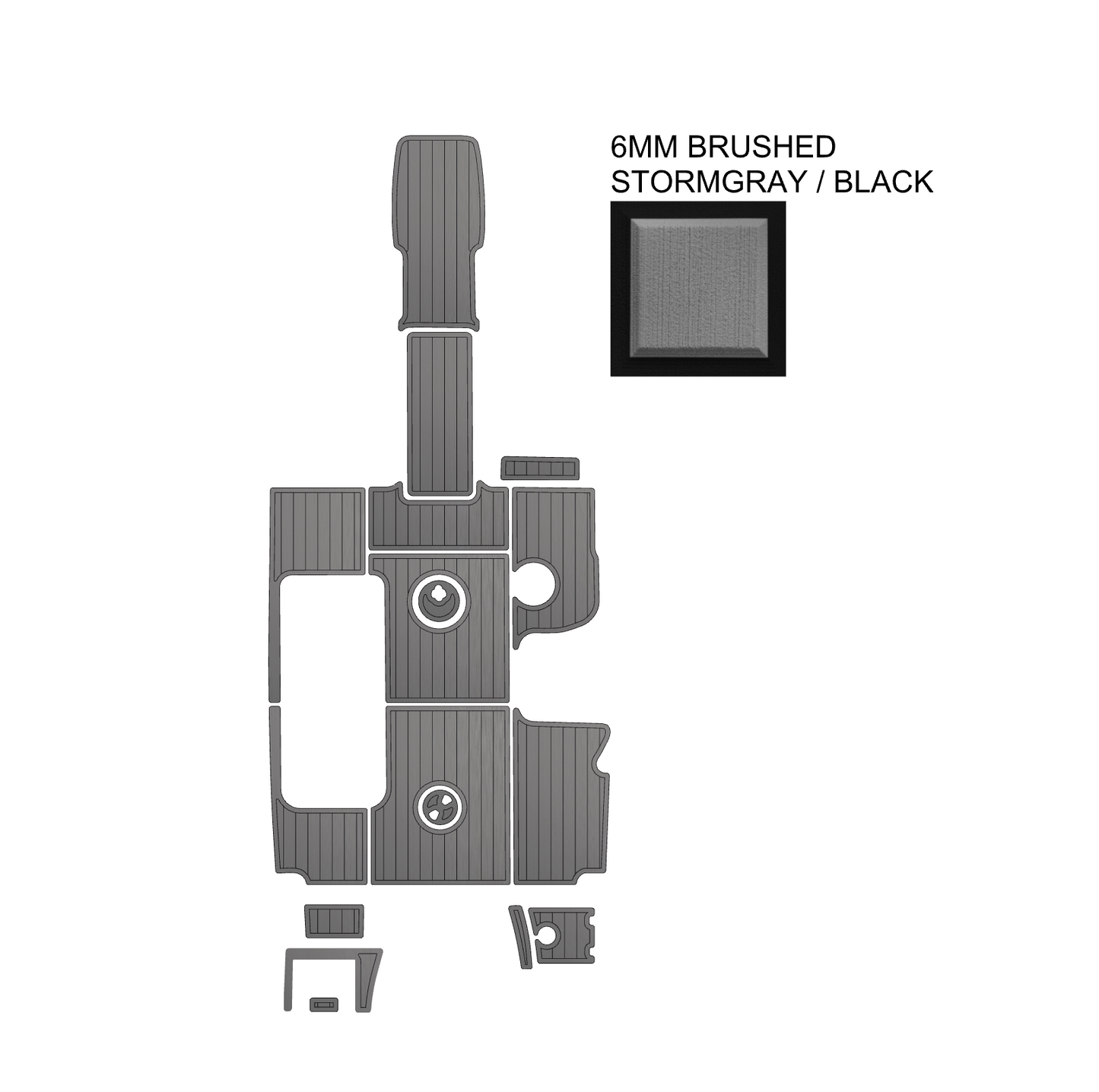 SeaDek Kit for 2015–2023 SeaHunt 235 LE – Precut Custom Marine Flooring
