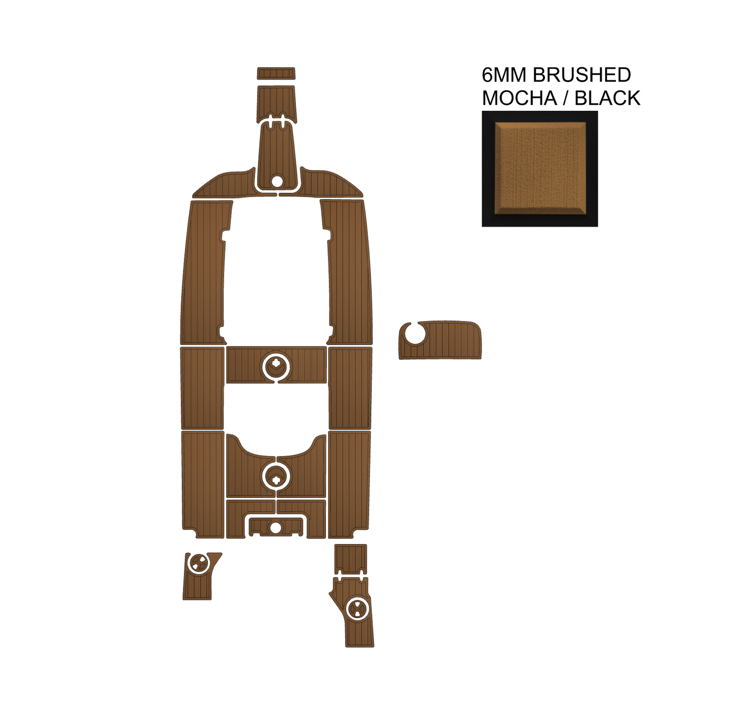 SeaDek Kit for 2015–2023 SeaHunt 25 Gamefish – Precut Custom Marine Flooring