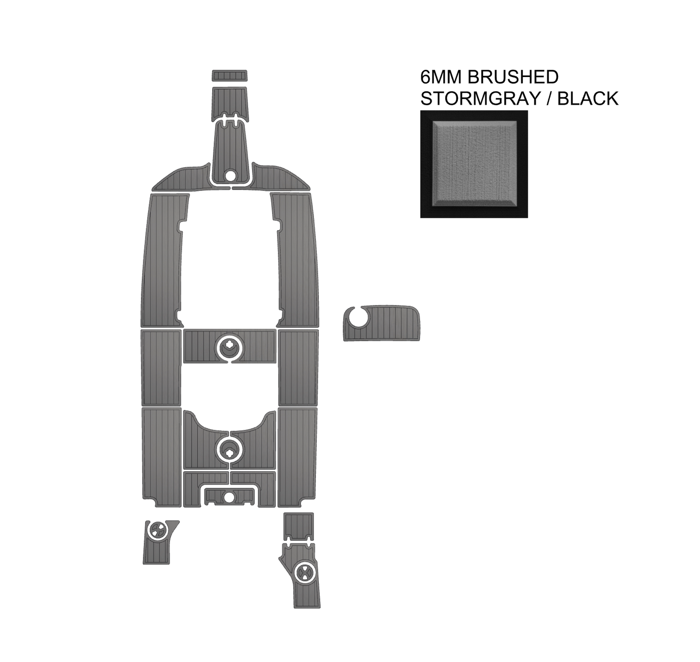 SeaDek Kit for 2015–2023 SeaHunt 25 Gamefish – Precut Custom Marine Flooring