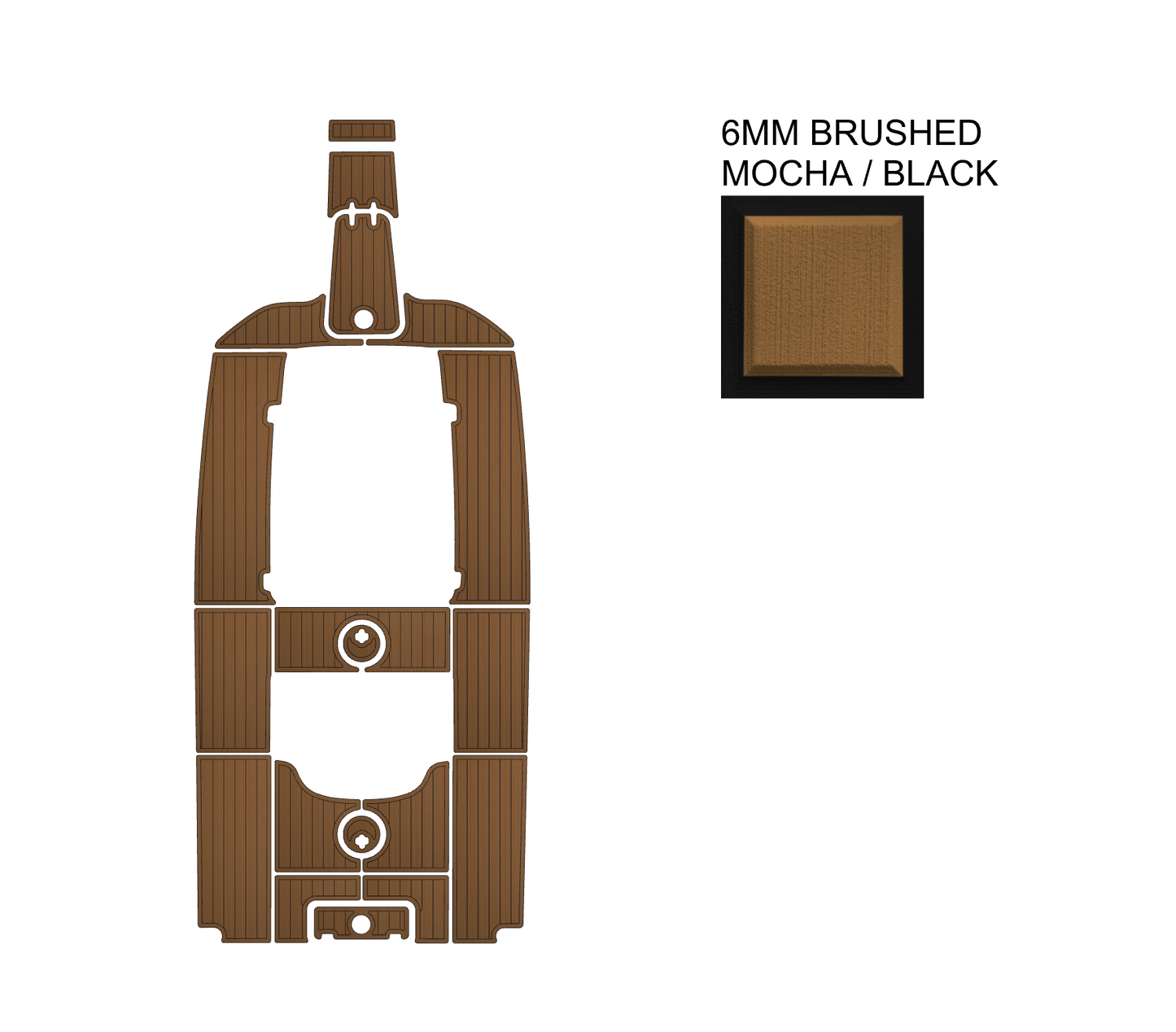 SeaDek Kit for 2015–2023 SeaHunt 25 Gamefish – Precut Custom Marine Flooring