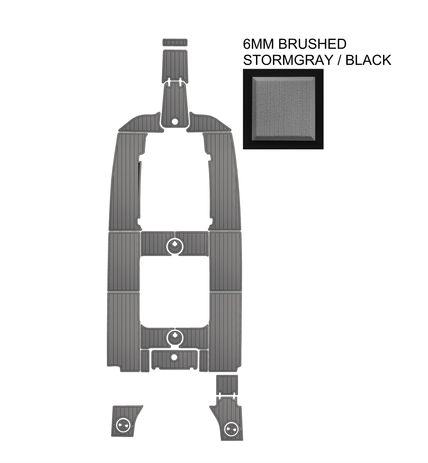 SeaDek Kit for 2015–2023 SeaHunt 27 Gamefish – Precut Custom Marine Flooring