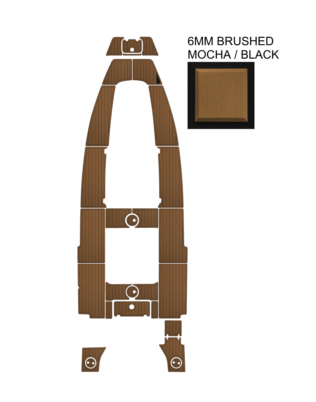 SeaDek Kit for 2015–2023 SeaHunt 27 Gamefish with Coffin Box – Precut Custom Marine Flooring