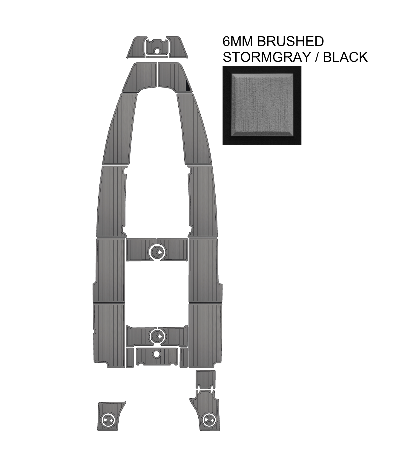 SeaDek Kit for 2015–2023 SeaHunt 27 Gamefish with Coffin Box – Precut Custom Marine Flooring