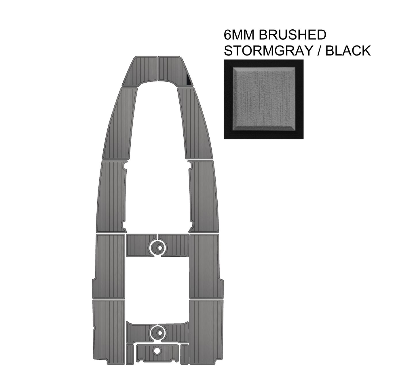 SeaDek Kit for 2015–2023 SeaHunt 27 Gamefish with Coffin Box – Precut Custom Marine Flooring