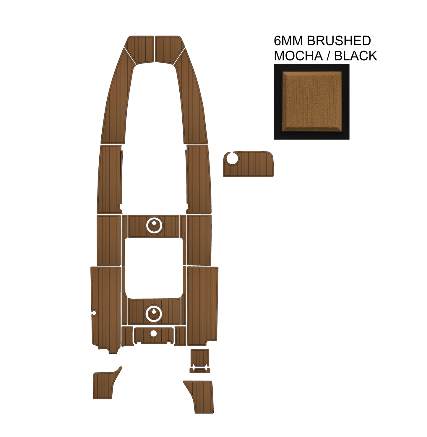 SeaDek Kit for 2015–2023 SeaHunt 30 Gamefish – Precut Custom Marine Flooring