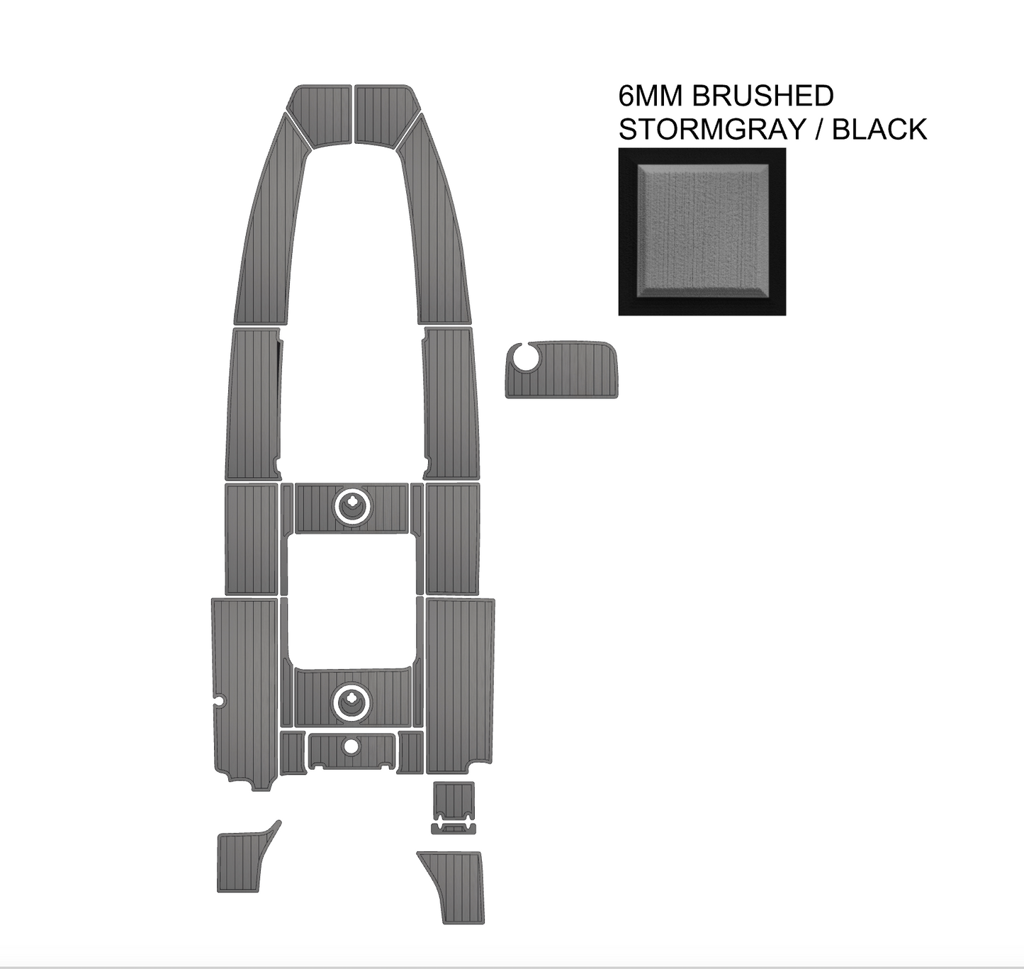 SeaDek Kit for 2015–2023 SeaHunt 30 Gamefish – Precut Custom Marine Flooring