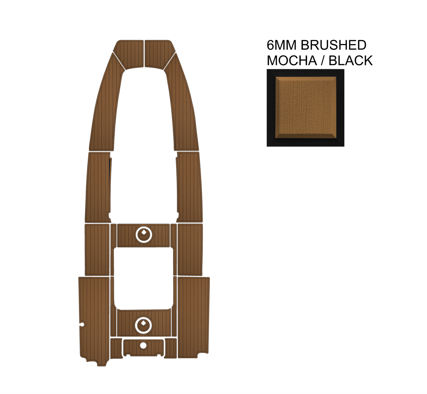 SeaDek Kit for 2015–2023 SeaHunt 30 Gamefish – Precut Custom Marine Flooring