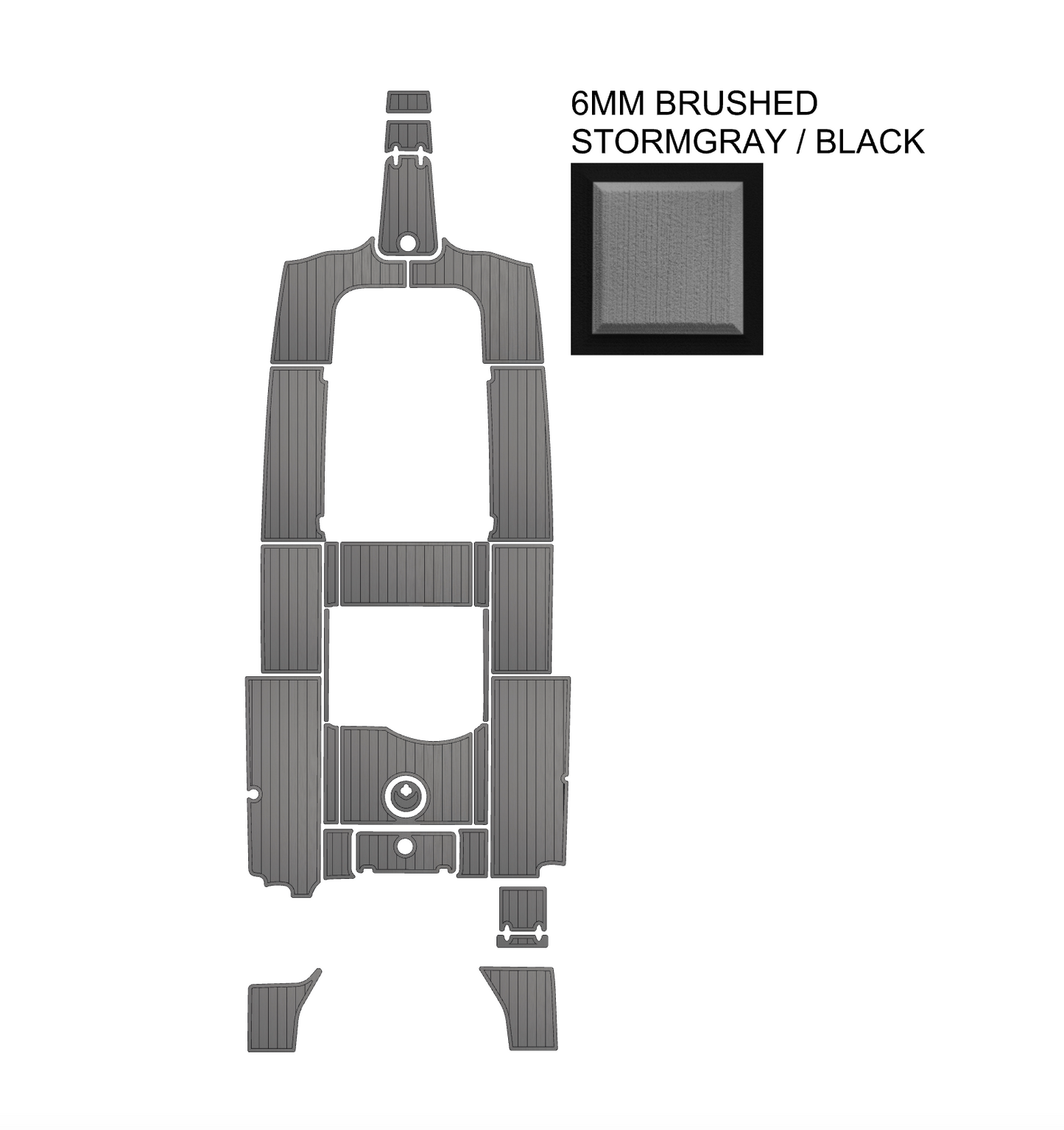 SeaDek Kit for 2015–2023 SeaHunt 30 Gamefish with Forward Seating – Precut Custom Marine Flooring