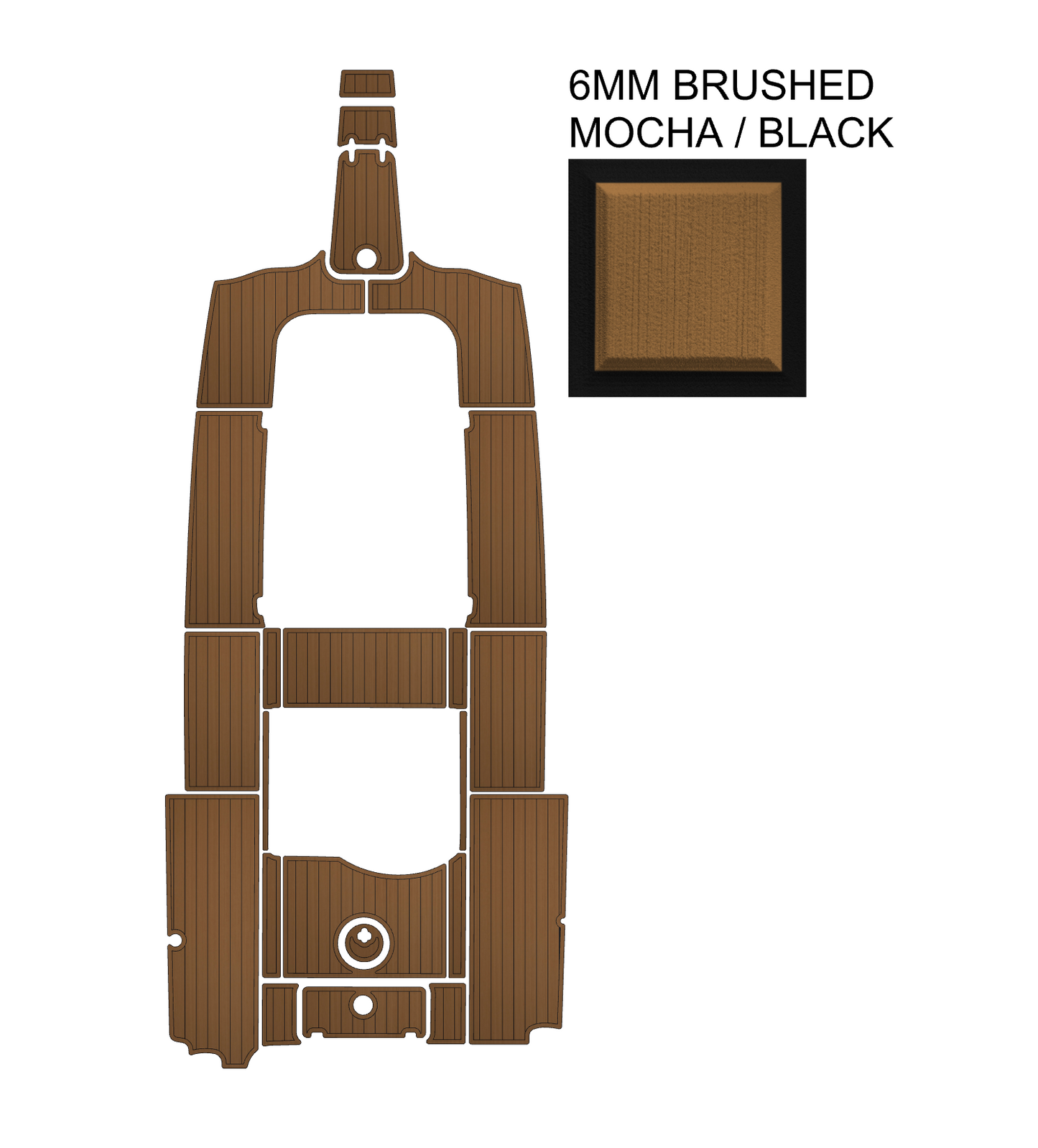 SeaDek Kit for 2015–2023 SeaHunt 30 Gamefish with Forward Seating – Precut Custom Marine Flooring
