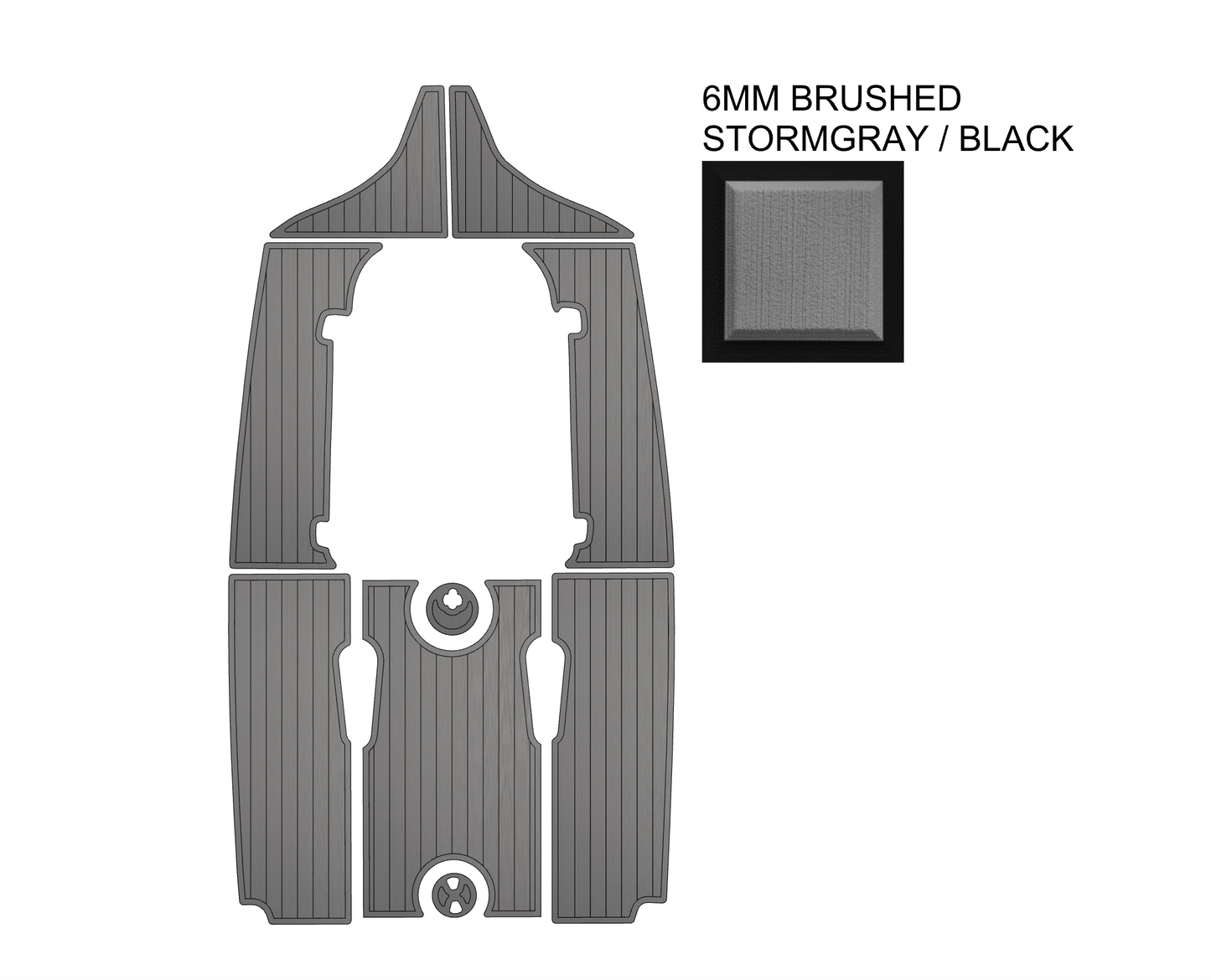 SeaDek Kit for 2015–2023 SeaHunt 225 Ultra – Precut Custom Marine Flooring