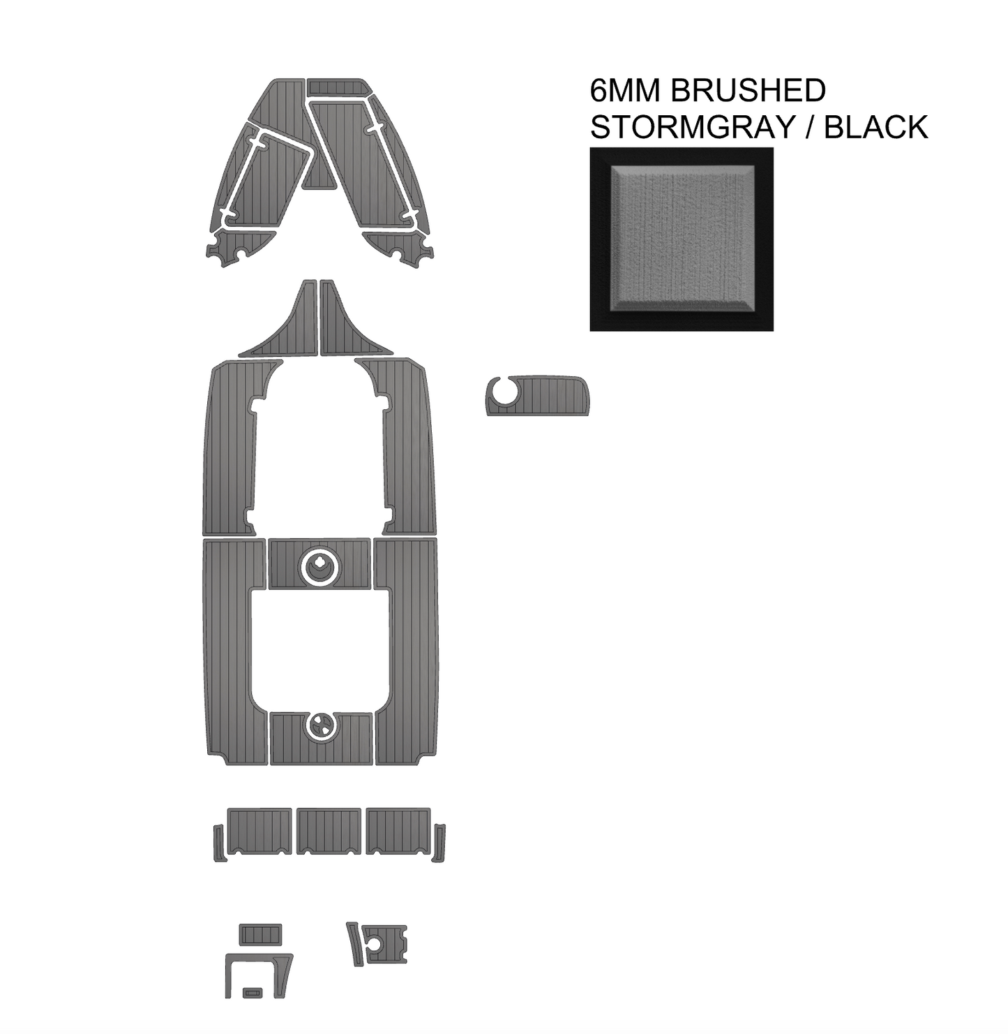 SeaDek Kit for 2015–2023 SeaHunt 234 Ultra – Precut Custom Marine Flooring