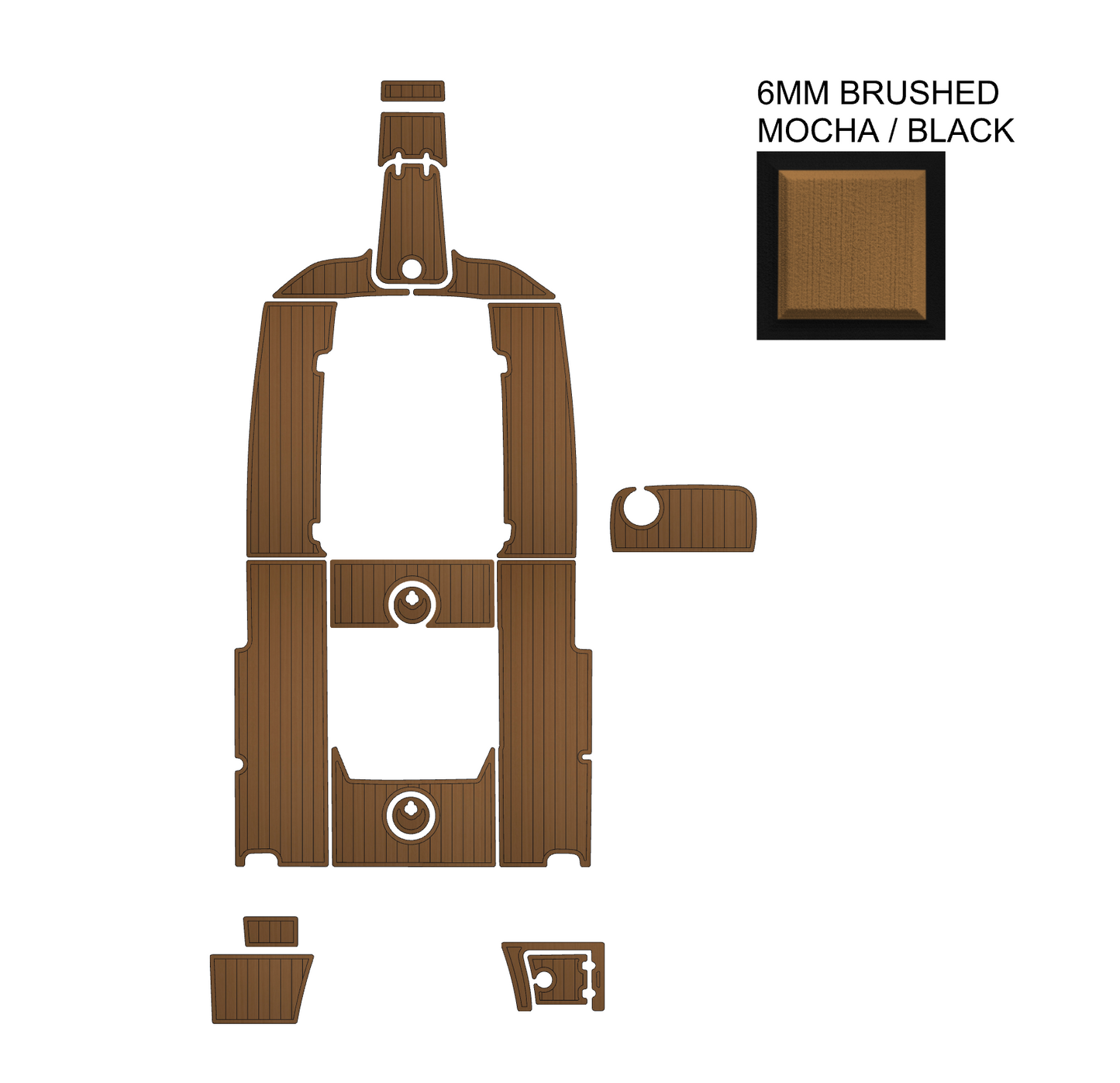 SeaDek Kit for 2015–2023 SeaHunt 255 Ultra – Precut Custom Marine Flooring