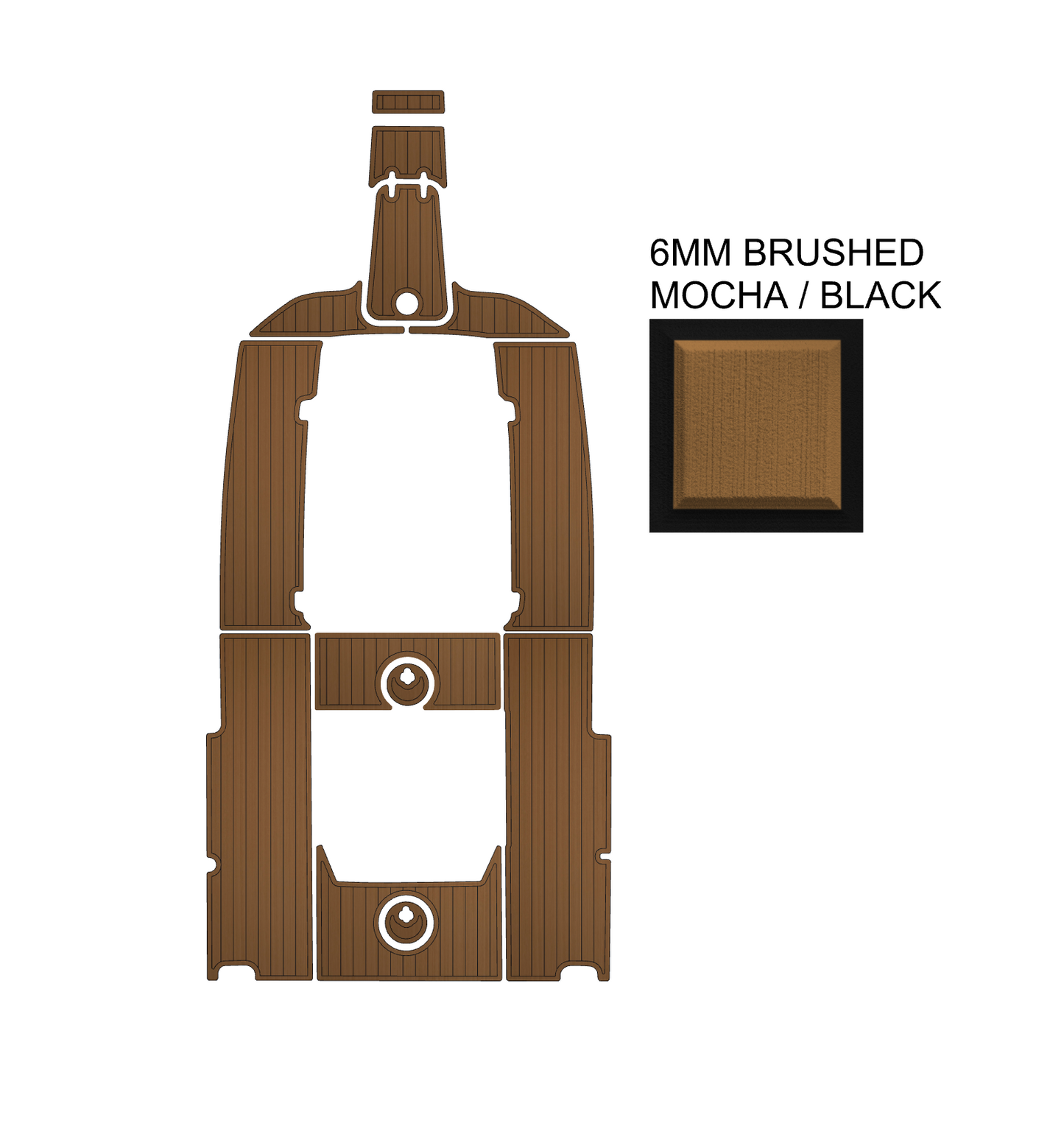 SeaDek Kit for 2015–2023 SeaHunt 255 Ultra – Precut Custom Marine Flooring