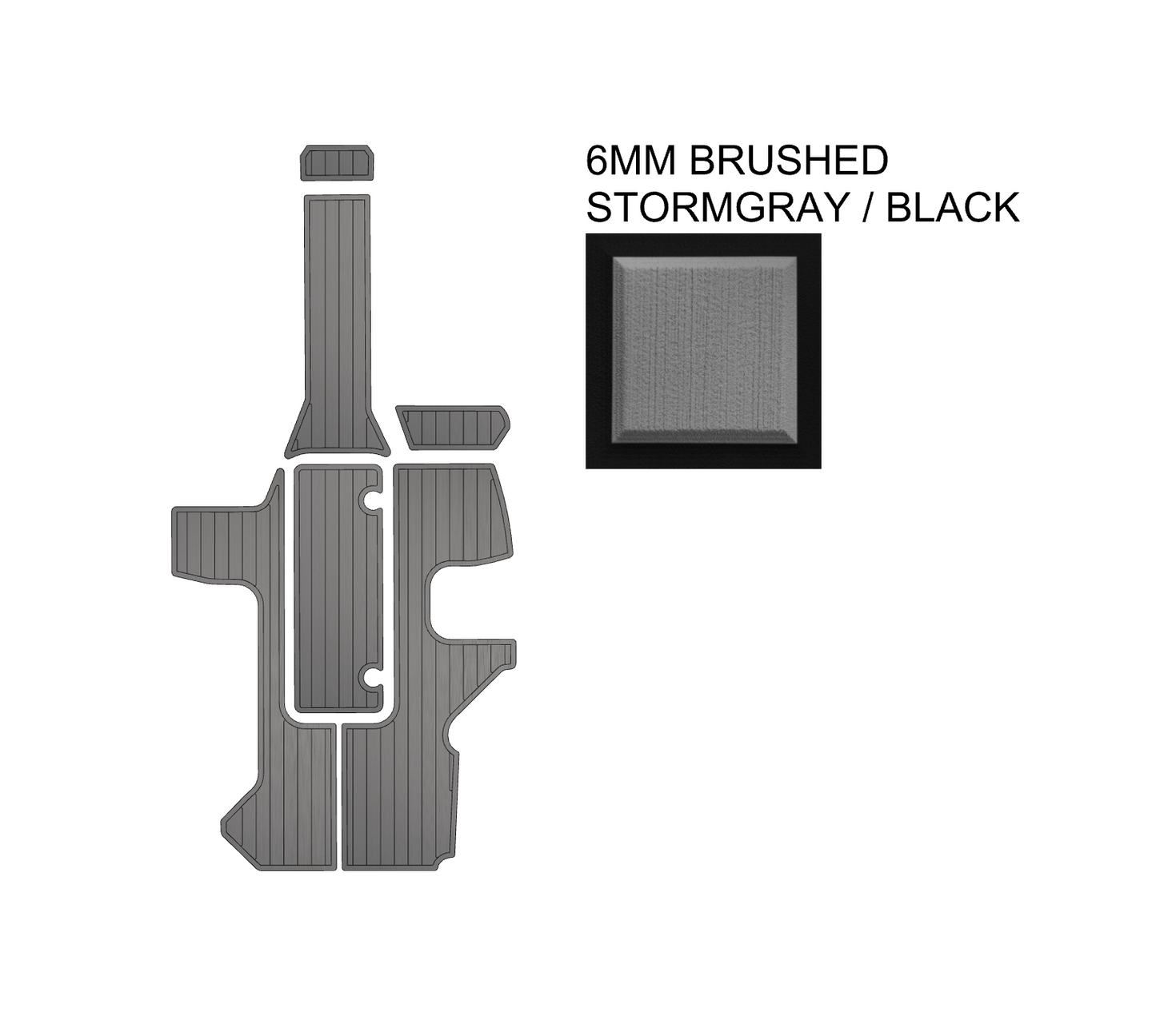 SeaDek Kit for 2015-2023 SeaRay 210 OutBoard – Precut Custom Marine Flooring