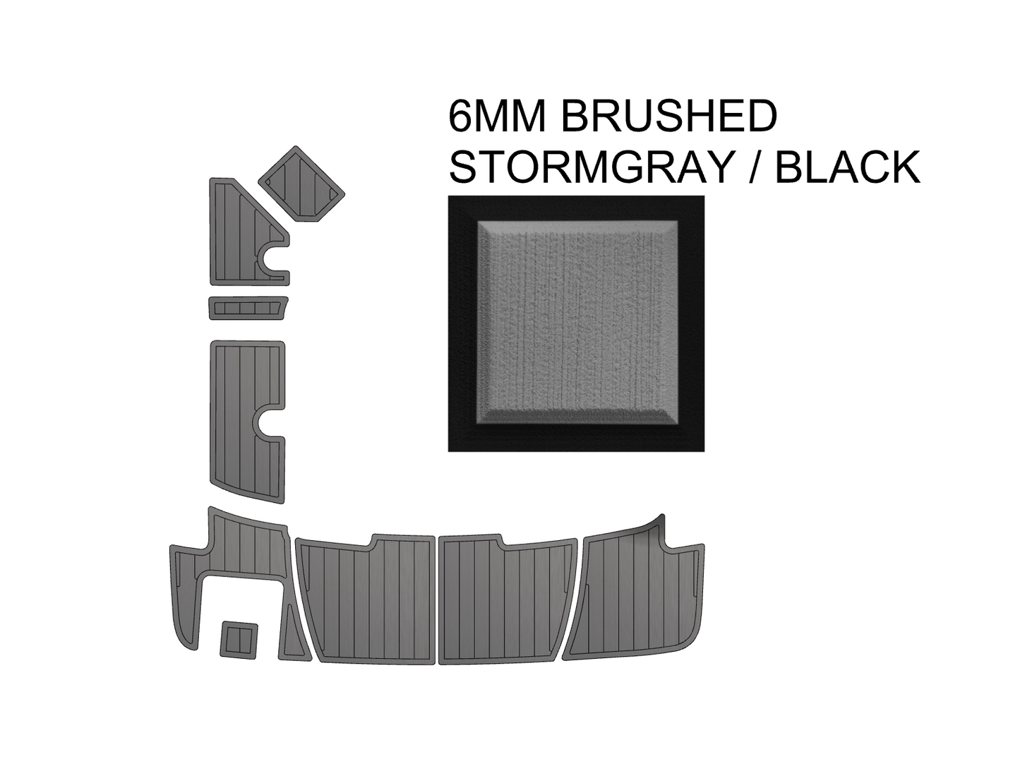 SeaDek Kit for 2015-2023 SeaRay 210 Inboard – Precut Custom Marine Flooring