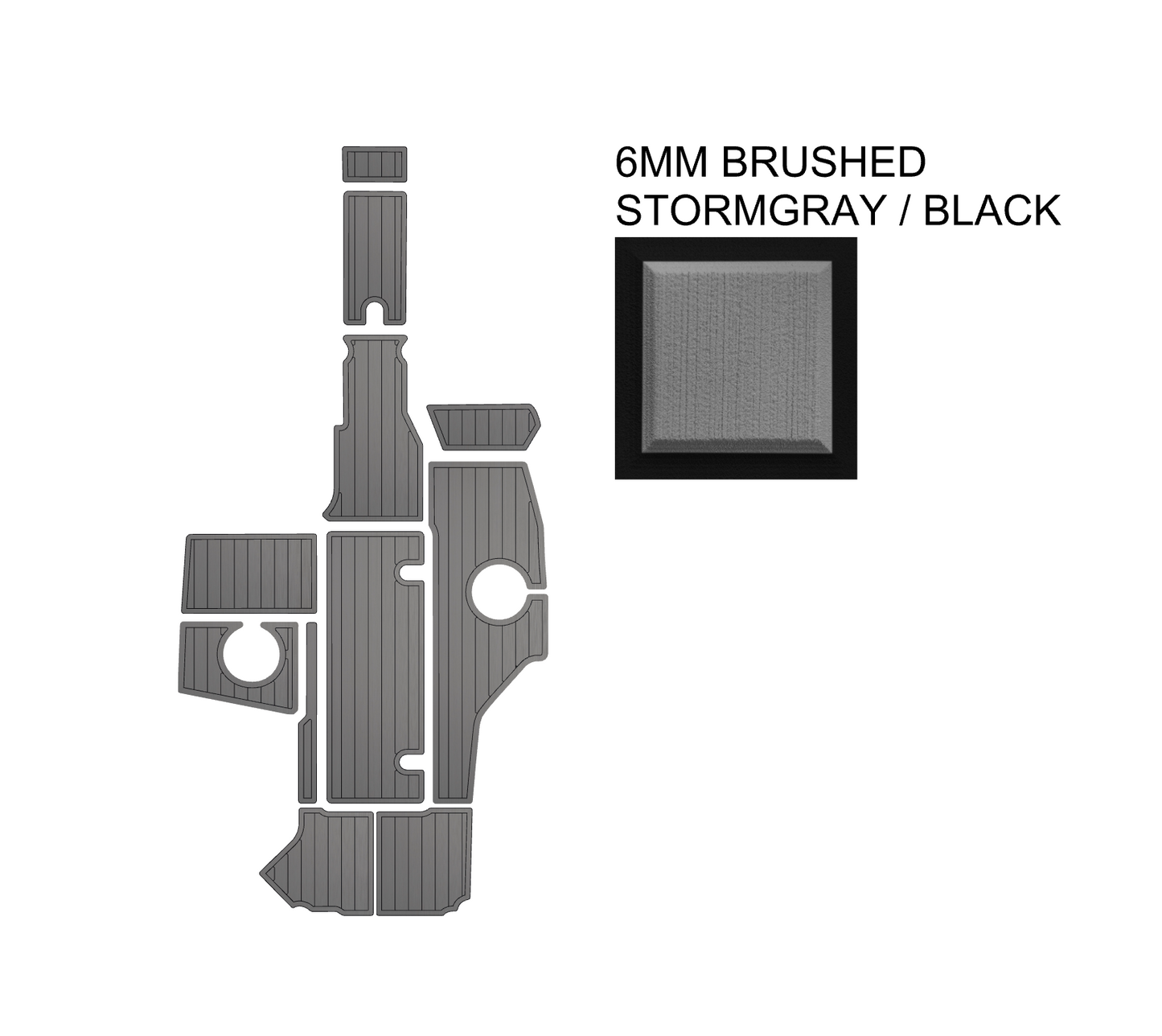SeaDek Kit for 2015–2023 SeaRay 230 SPX Outboard – Precut Custom Marine Flooring