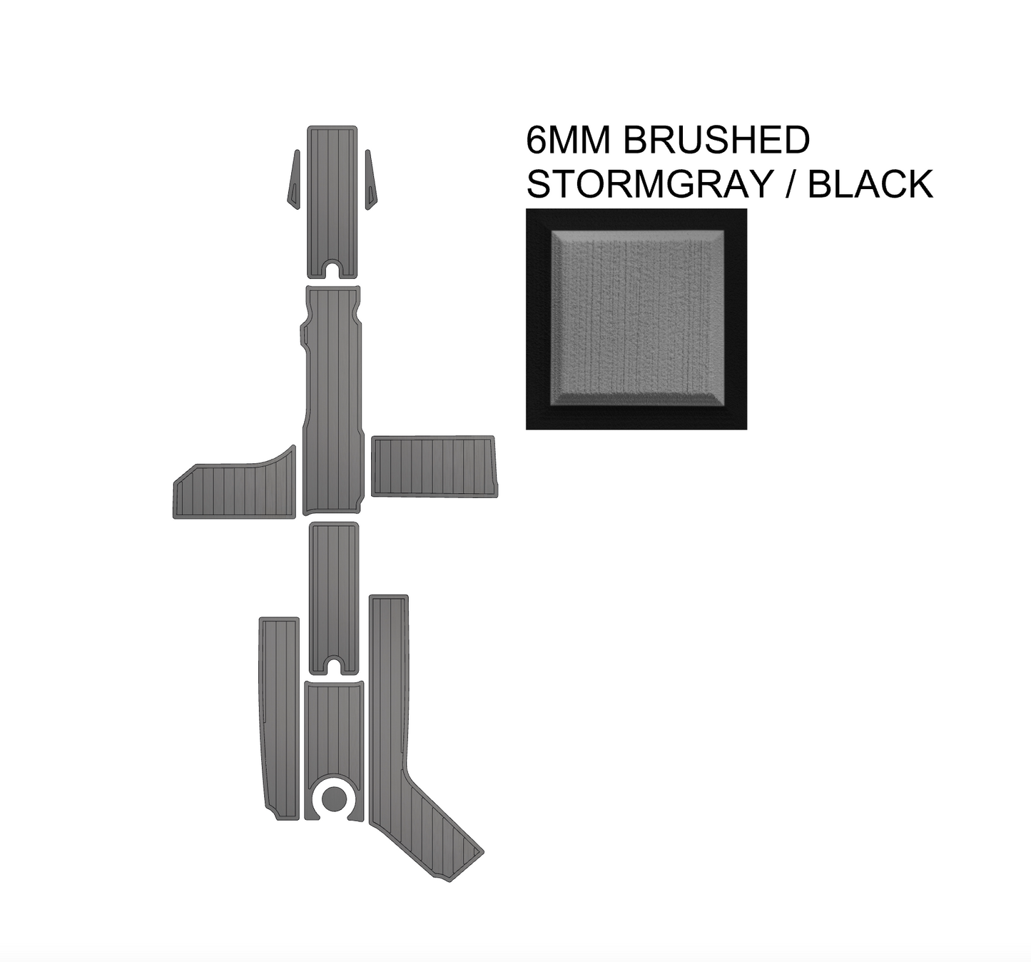 SeaDek Kit for 2015–2023 SeaRay 270 SDX Inboard – Precut Custom Marine Flooring