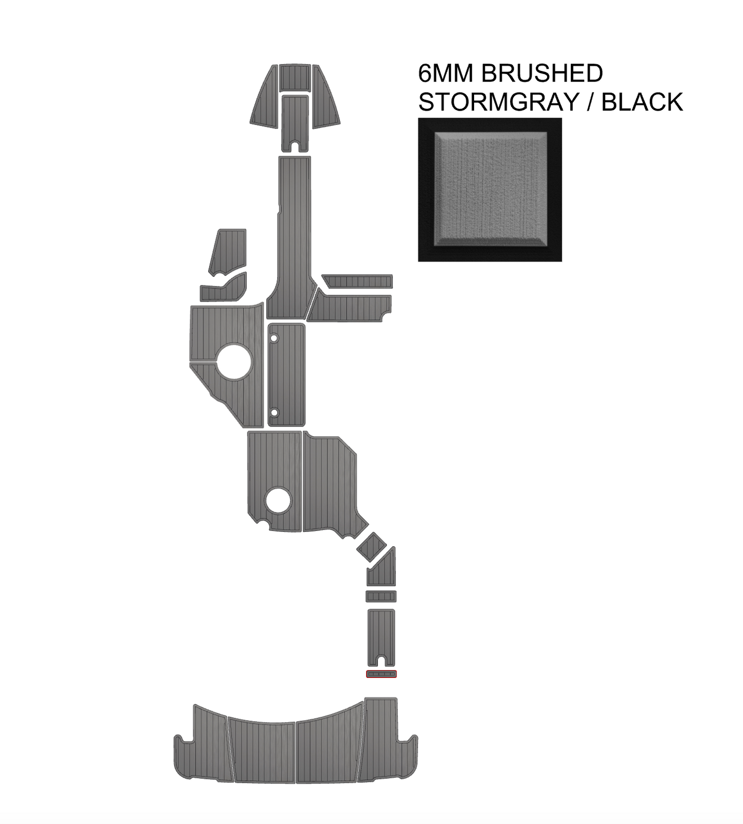SeaDek Kit for 2015–2023 SeaRay 310 SLX Inboard – Precut Custom Marine Flooring