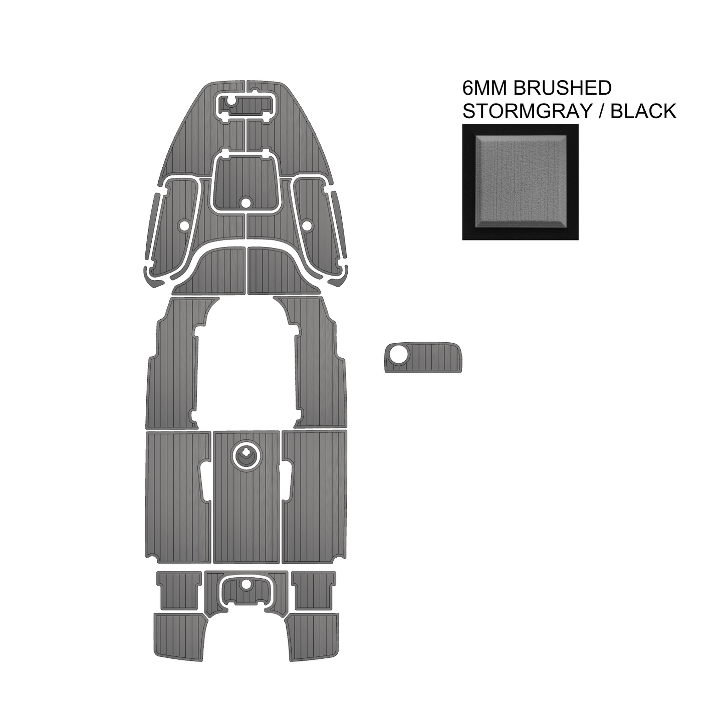 SeaDek Kit for 2015–2022 SeaHunt 22 BXBR – Precut Custom Marine Flooring