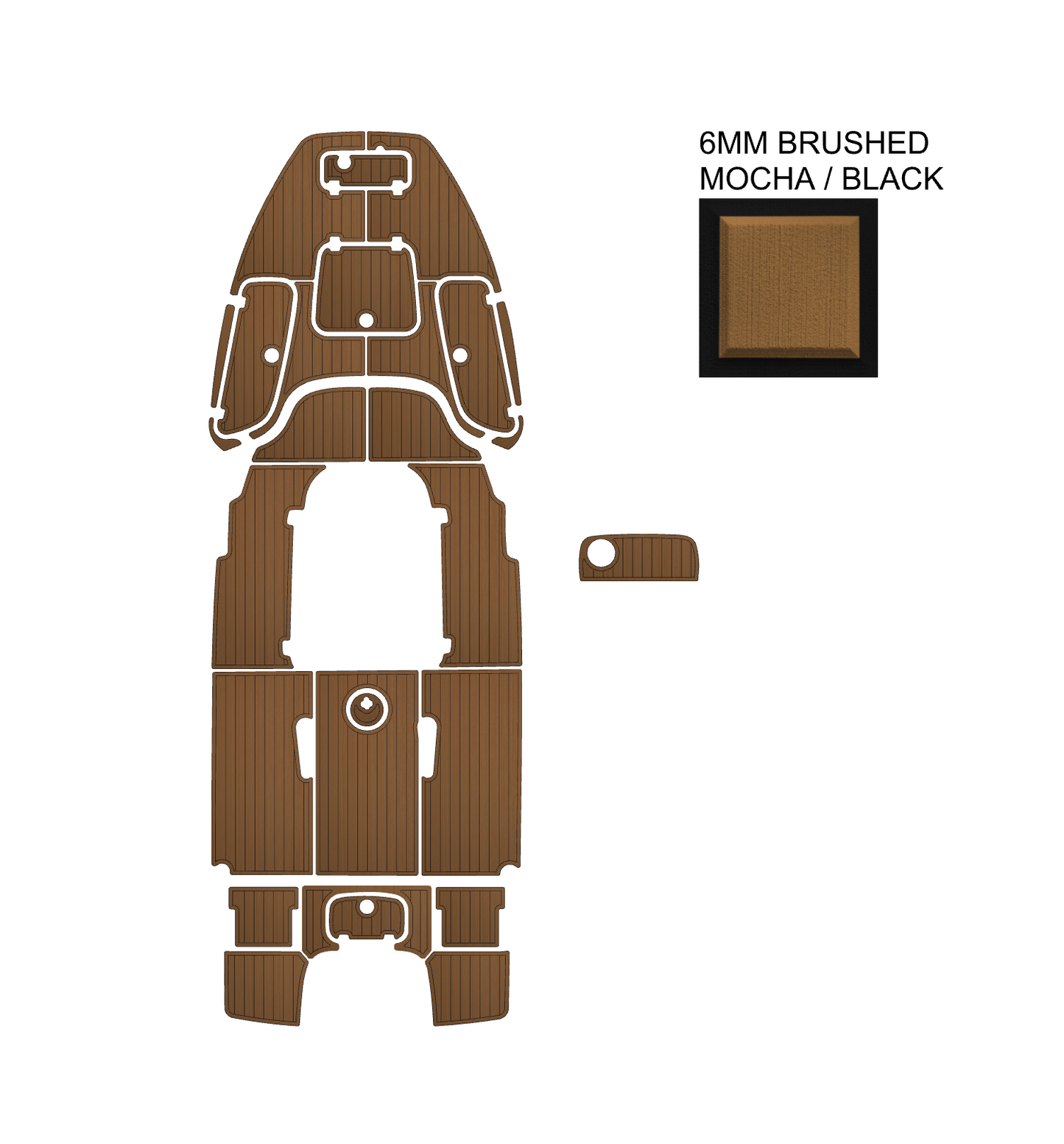 SeaDek Kit for 2015–2022 SeaHunt 22 BXBR – Precut Custom Marine Flooring