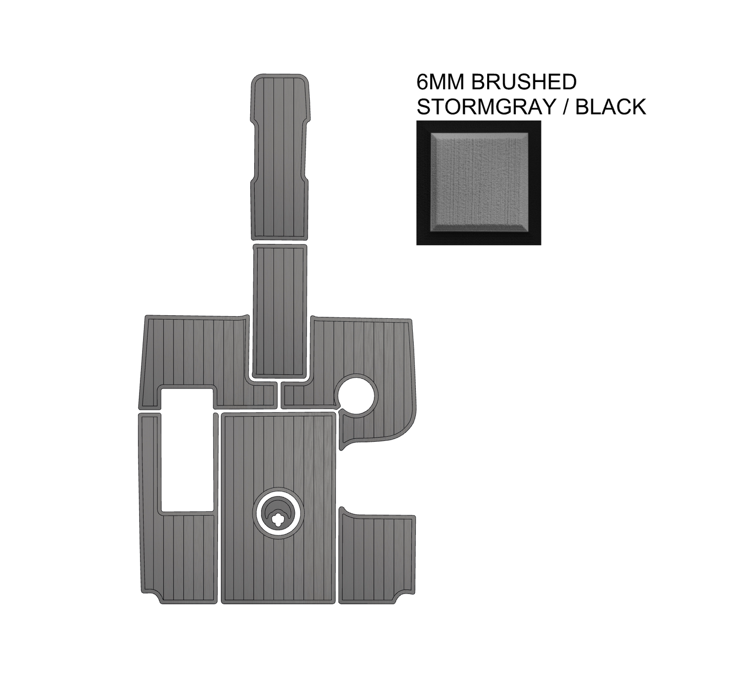 SeaDek Kit for 2015–2023 SeaHunt 211 SE – Precut Custom Marine Flooring