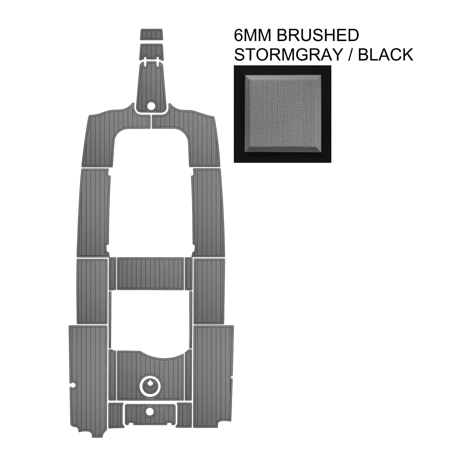 SeaDek Kit for 2015–2023 SeaHunt 30 Gamefish with Forward Seating – Precut Custom Marine Flooring