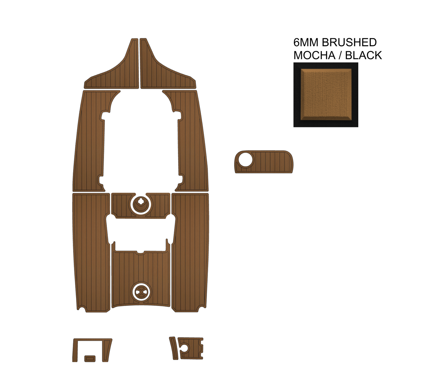 SeaDek Kit for 2015–2023 SeaHunt 225 Triton – Precut Custom Marine Flooring
