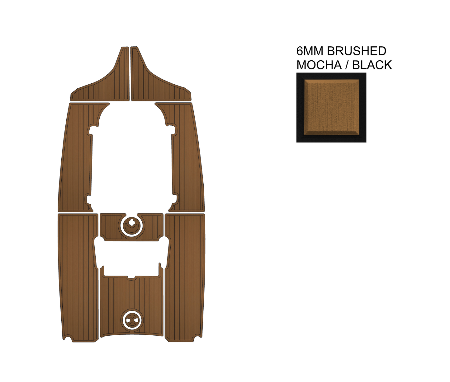 SeaDek Kit for 2015–2023 SeaHunt 225 Triton – Precut Custom Marine Flooring