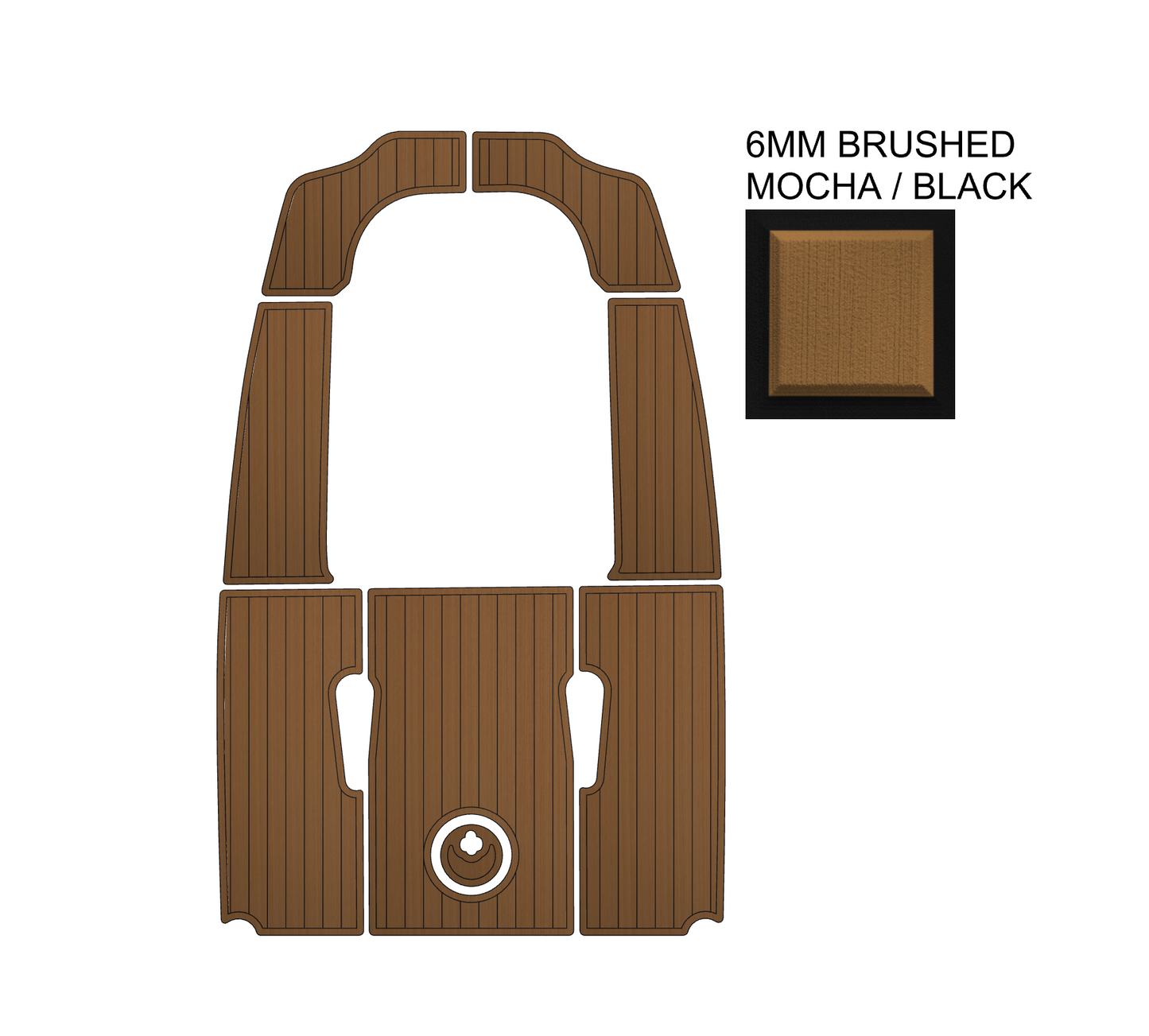 SeaDek Kit for 2015–2023 SeaHunt 196 Ultra – Precut Custom Marine Flooring