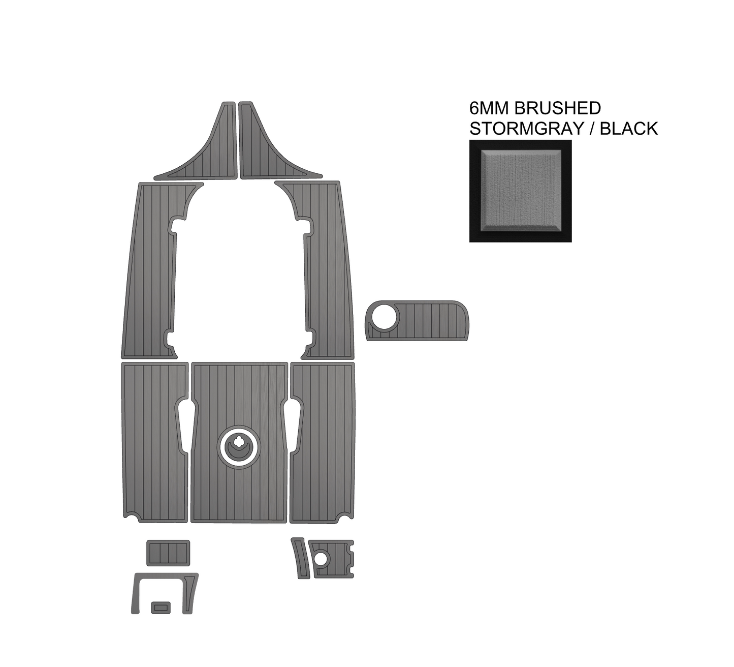 SeaDek Kit for 2015–2023 SeaHunt 211 Ultra – Precut Custom Marine Flooring