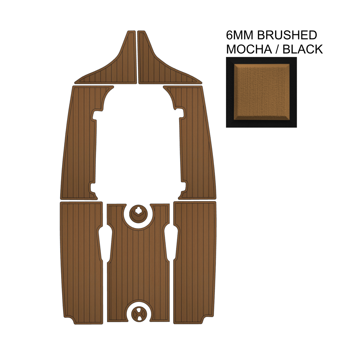 SeaDek Kit for 2015–2023 SeaHunt 225 Ultra – Precut Custom Marine Flooring